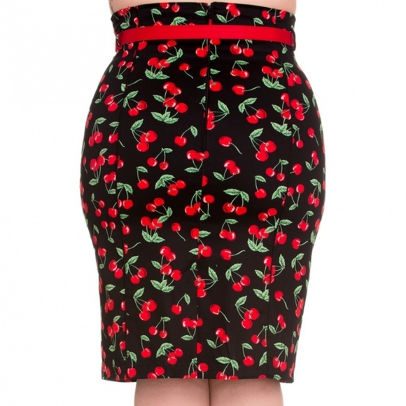 Hell Bunny - BNWT Cherry Pop Pencil 3X - Picture 2 of 4